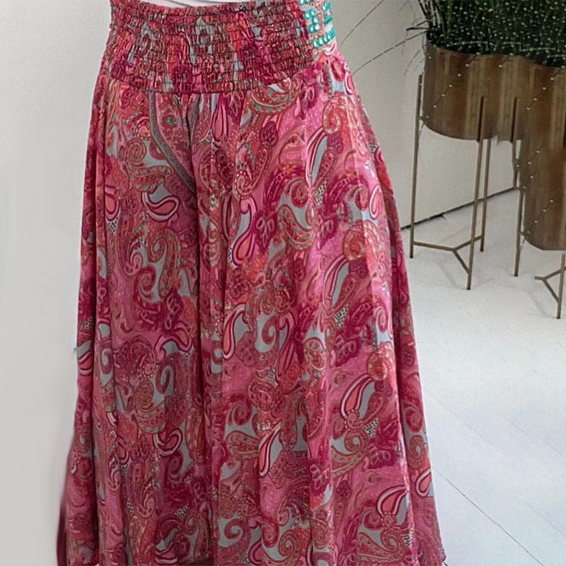 LARA - ETNISCHE BROEK MET PAISLEYPRINT