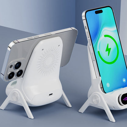 ChargeEase™ – De Slimme Draadloze Snellader & Telefoonstandaard in Eén