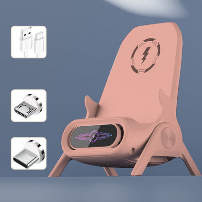 ChargeEase™ – De Slimme Draadloze Snellader & Telefoonstandaard in Eén