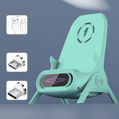 ChargeEase™ – De Slimme Draadloze Snellader & Telefoonstandaard in Eén