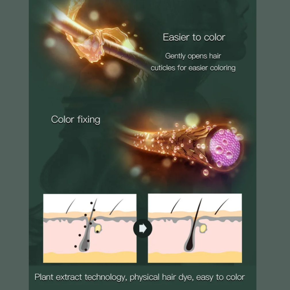 Aurélienne™ Fruit Essence Haarverfkam – Simpel, Snel en Stralend