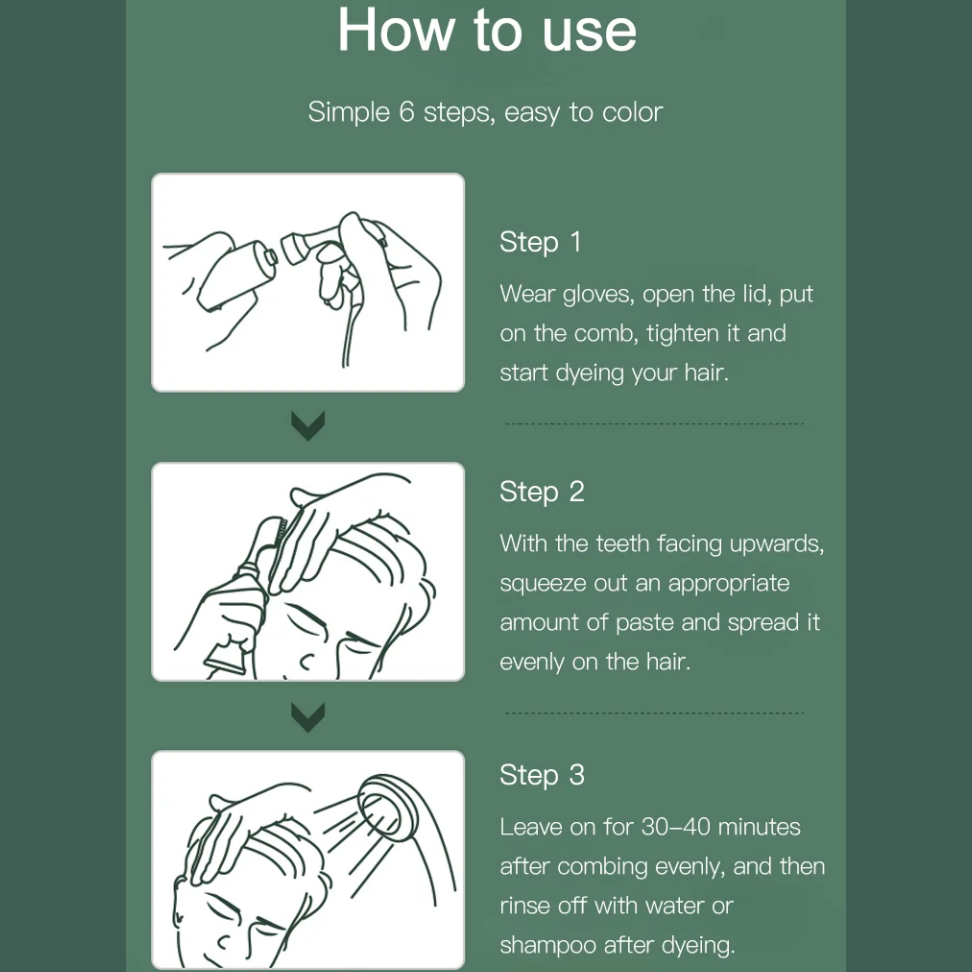 Aurélienne™ Fruit Essence Haarverfkam – Simpel, Snel en Stralend