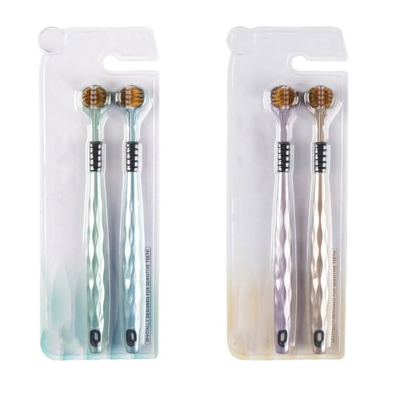 TriDentix™ – De Slimme Tandenborstel met Drievoudige Reiniging | 4 Stuks