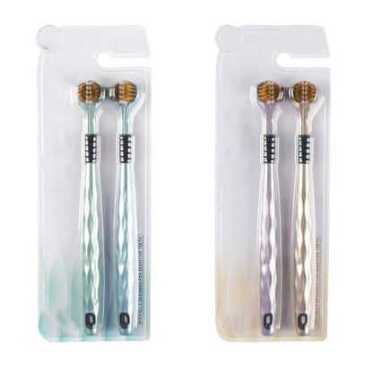 TriDentix™ – De Slimme Tandenborstel met Drievoudige Reiniging | 4 Stuks