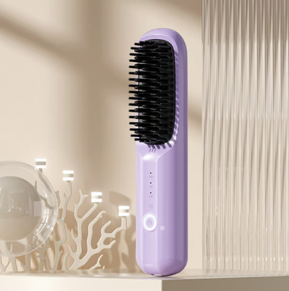 GlosséGo™ – Draadloze Stylingborstel voor Mooi & Glad Haar, Waar je ook bent