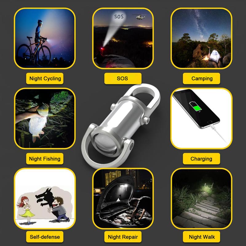 LumoKey™ Mini Sleutelhanger Zaklamp
