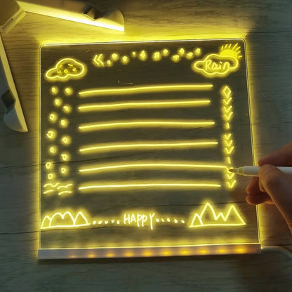 Luminote™ – LED Schrijf- & Tekenbord (Herbruikbaar & Verlicht)