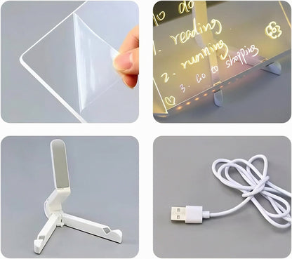 Luminote™ – LED Schrijf- & Tekenbord (Herbruikbaar & Verlicht)