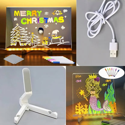 Luminote™ – LED Schrijf- & Tekenbord (Herbruikbaar & Verlicht)