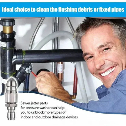 PipeForce™ Hogedruk Ontstoppingskop – Voor een krachtig en efficiënt leidingsysteem