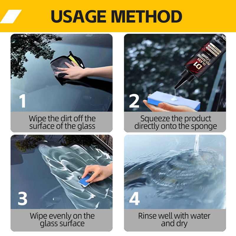 ClearShine™ – Glaspolijst & Reinigingsvloeistof voor Auto’s | 1+1 Gratis