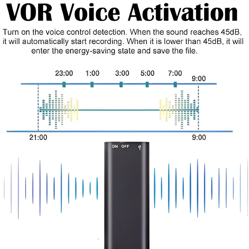 Noteon Pro™ – Compacte Audio-Recorder voor Duidelijke Notities