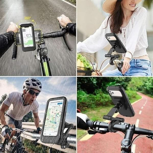RideSafe™ – Waterdichte telefoonhouder voor fiets en motor