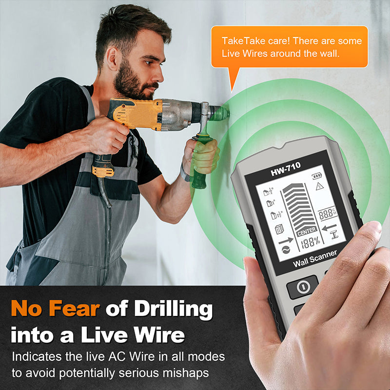 Walltrixor™ Multifunctionele Muur- en Leidingdetector