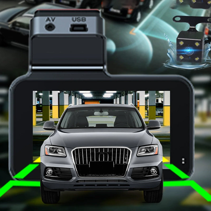 DriveVision - WiFi Dubbele Dashcam met Nachtzicht