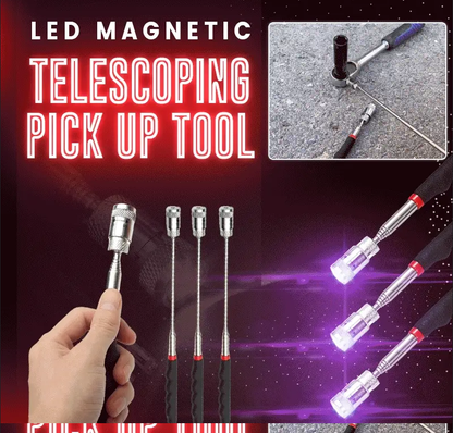 MagniReach™ – Uitschuifbare Magnetische Pick-Up Tool met LED