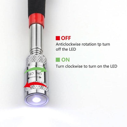 MagniReach™ – Uitschuifbare Magnetische Pick-Up Tool met LED