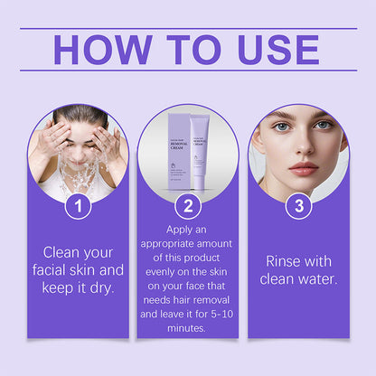DouceGlow™ – Ontharingscrème voor het Gezicht Voor Gevoelige Huid | 1+1 GRATIS