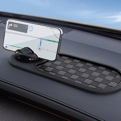 DashFlex™ – 4-in-1 Telefoonhouder met Opbergruimte & Nummerweergave