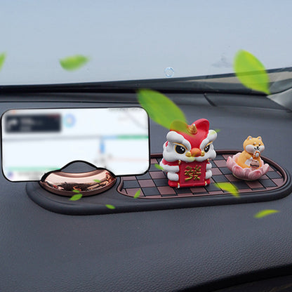 DashFlex™ – 4-in-1 Telefoonhouder met Opbergruimte & Nummerweergave
