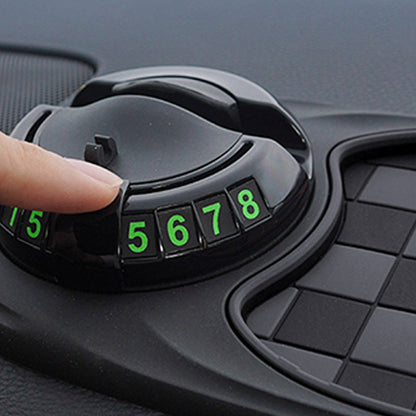 DashFlex™ – 4-in-1 Telefoonhouder met Opbergruimte & Nummerweergave