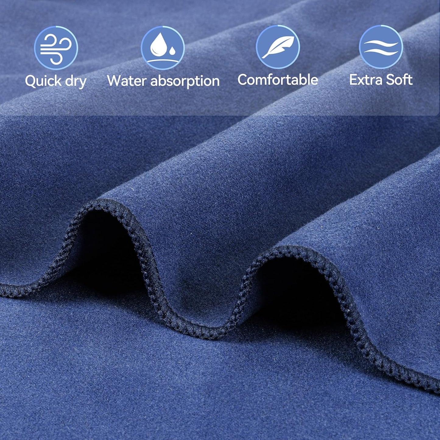 SunLuxe™ Strandhanddoek met Stoelhoes – De Ultieme Zomer Must-Have!