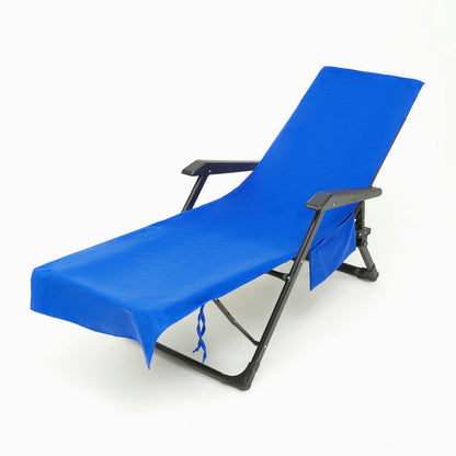 SunLuxe™ Strandhanddoek met Stoelhoes – De Ultieme Zomer Must-Have!