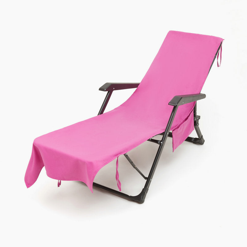 SunLuxe™ Strandhanddoek met Stoelhoes – De Ultieme Zomer Must-Have!