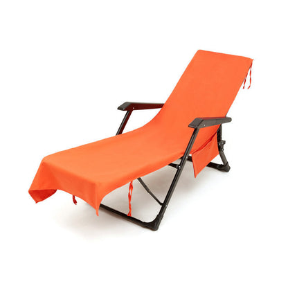 SunLuxe™ Strandhanddoek met Stoelhoes – De Ultieme Zomer Must-Have!