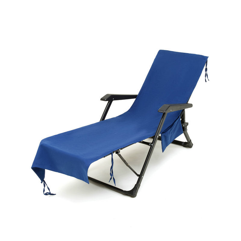 SunLuxe™ Strandhanddoek met Stoelhoes – De Ultieme Zomer Must-Have!
