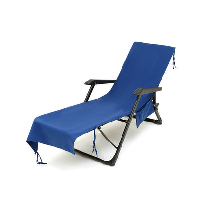 SunLuxe™ Strandhanddoek met Stoelhoes – De Ultieme Zomer Must-Have!