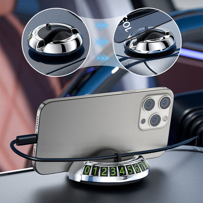 AeroMark™ – Compacte Auto Telefoonhouder met Verborgen Parkeernummerplaat | 1+1 GRATIS