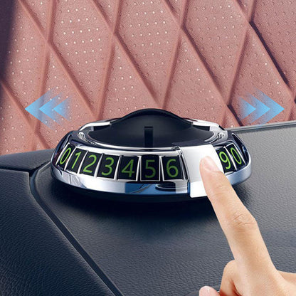 AeroMark™ – Compacte Auto Telefoonhouder met Verborgen Parkeernummerplaat | 1+1 GRATIS