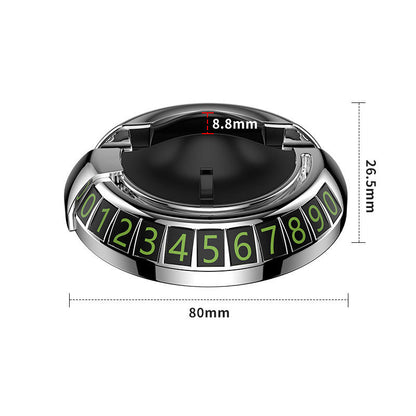 AeroMark™ – Compacte Auto Telefoonhouder met Verborgen Parkeernummerplaat | 1+1 GRATIS