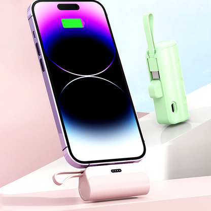 SnapCharge™ | Draagbare Powerbank met Ingebouwde Kabels