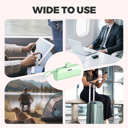 SnapCharge™ | Draagbare Powerbank met Ingebouwde Kabels