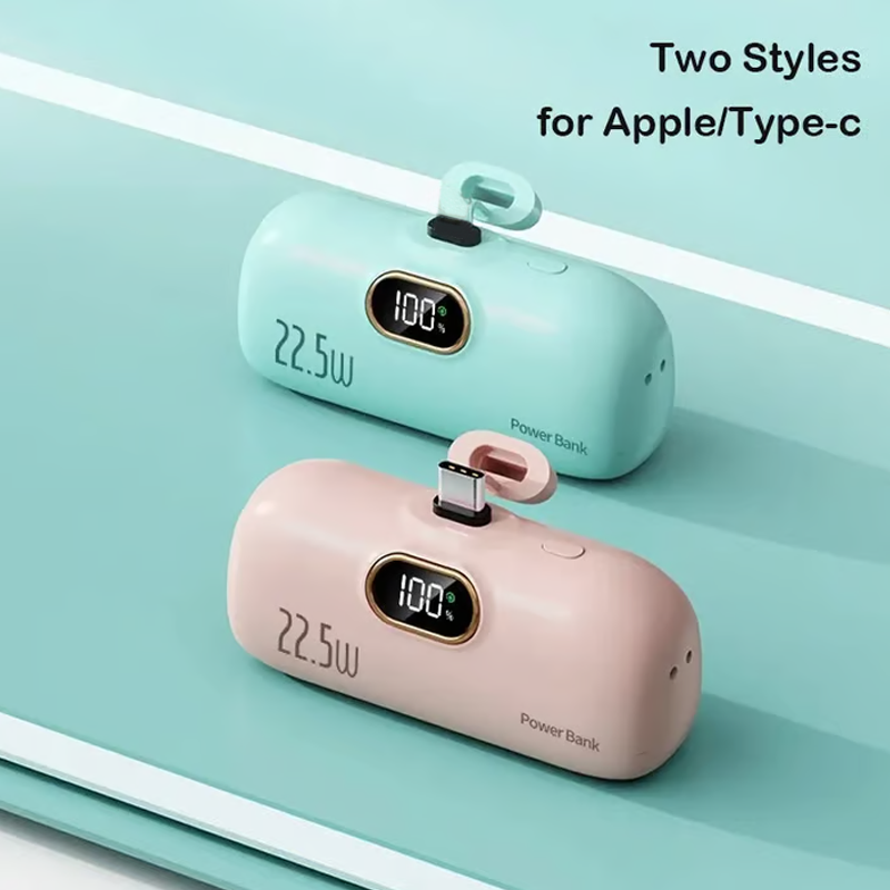 Voltzy™ Mini Power Bank – Compacte Energie, Altijd Binnen Handbereik