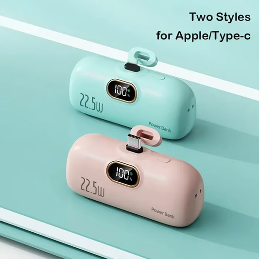 Voltzy™ Mini Power Bank – Compacte Energie, Altijd Binnen Handbereik