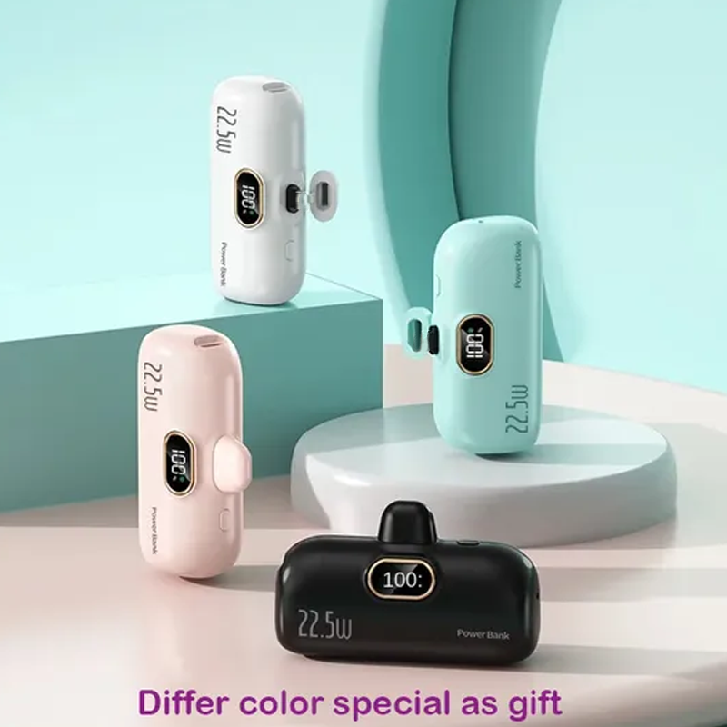 Voltzy™ Mini Power Bank – Compacte Energie, Altijd Binnen Handbereik