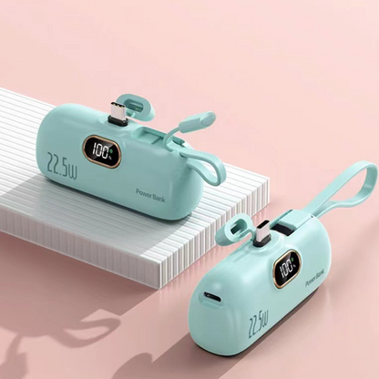 Voltzy™ Mini Power Bank – Compacte Energie, Altijd Binnen Handbereik