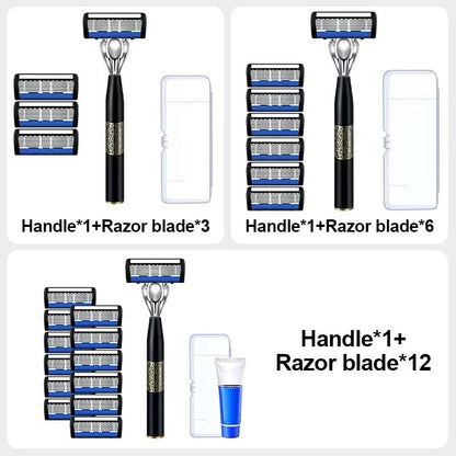 BladeXpert™ | 7-Laags Premium Scheermes voor Mannen