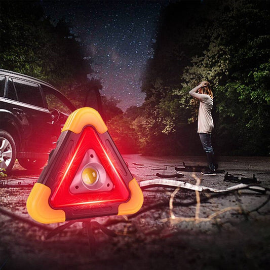TriGlow Alert™ – Slimme Driehoekslamp voor Nood & Outdoor