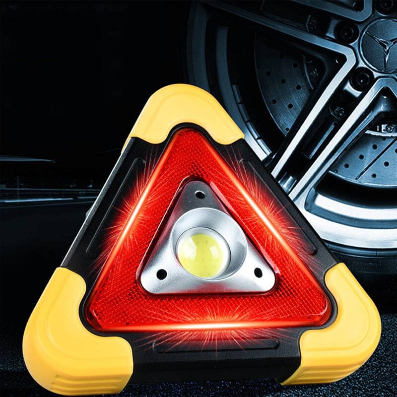 TriGlow Alert™ – Slimme Driehoekslamp voor Nood & Outdoor