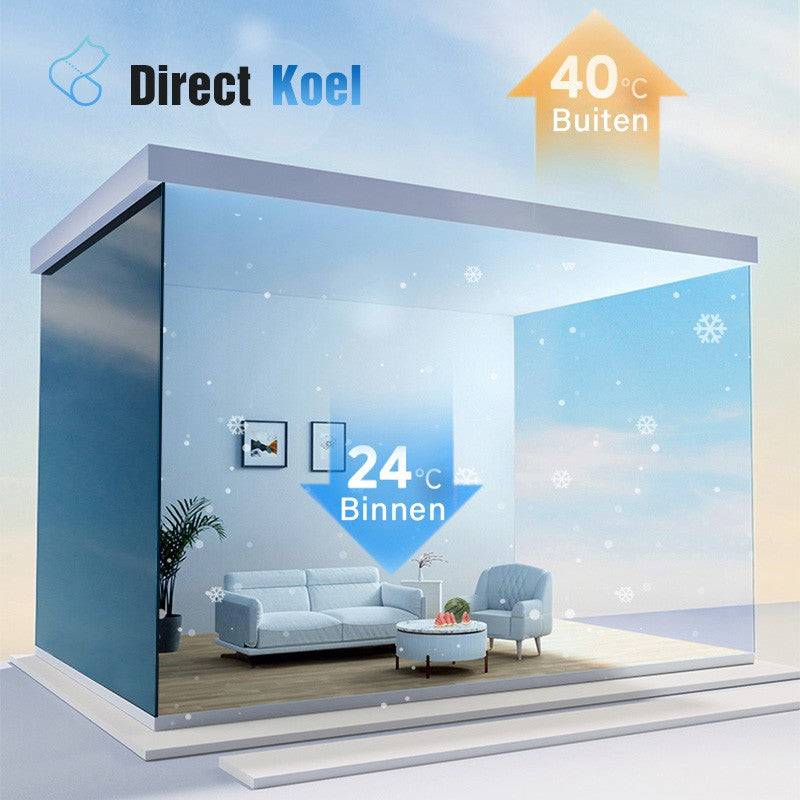 LumiShade™ – Slimme Privacy & Warmteregeling voor Jouw Ramen