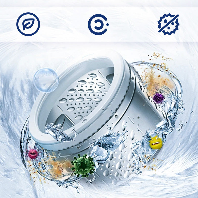 CleanWave™ Wasmachinereiniger – Diep, Fris en Hygiënisch