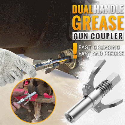 Gravion™ - Vetspuitkoppeling – Dubbele Handgreep Hogedruk Connector