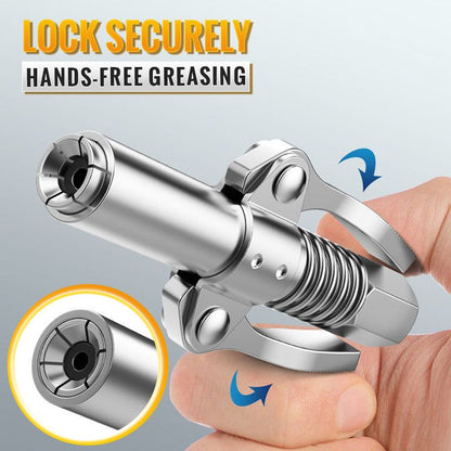 Gravion™ - Vetspuitkoppeling – Dubbele Handgreep Hogedruk Connector