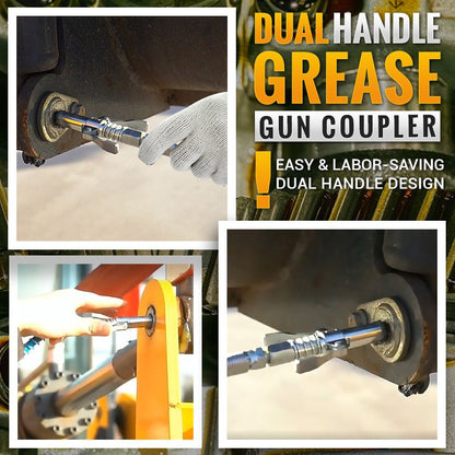 Gravion™ - Vetspuitkoppeling – Dubbele Handgreep Hogedruk Connector
