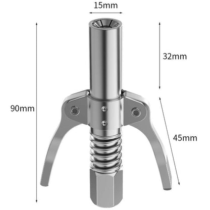Gravion™ - Vetspuitkoppeling – Dubbele Handgreep Hogedruk Connector
