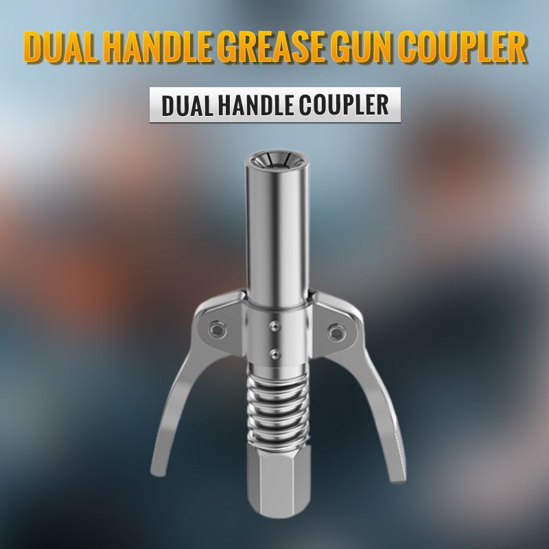 Gravion™ - Vetspuitkoppeling – Dubbele Handgreep Hogedruk Connector